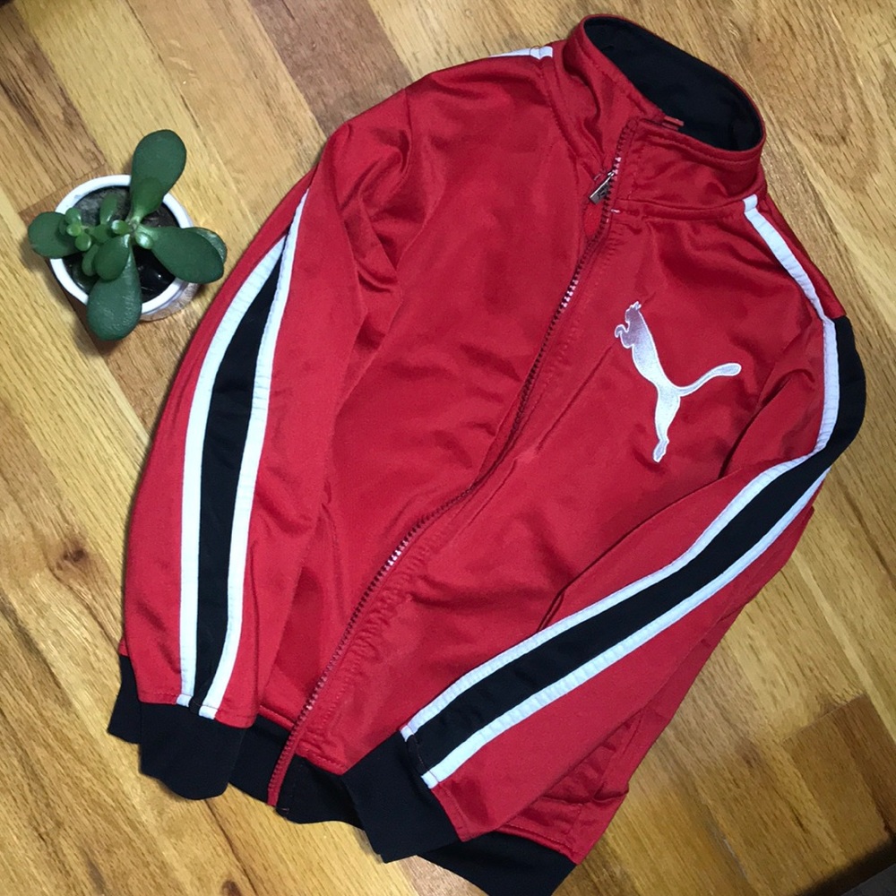 Boys puma track jacket
